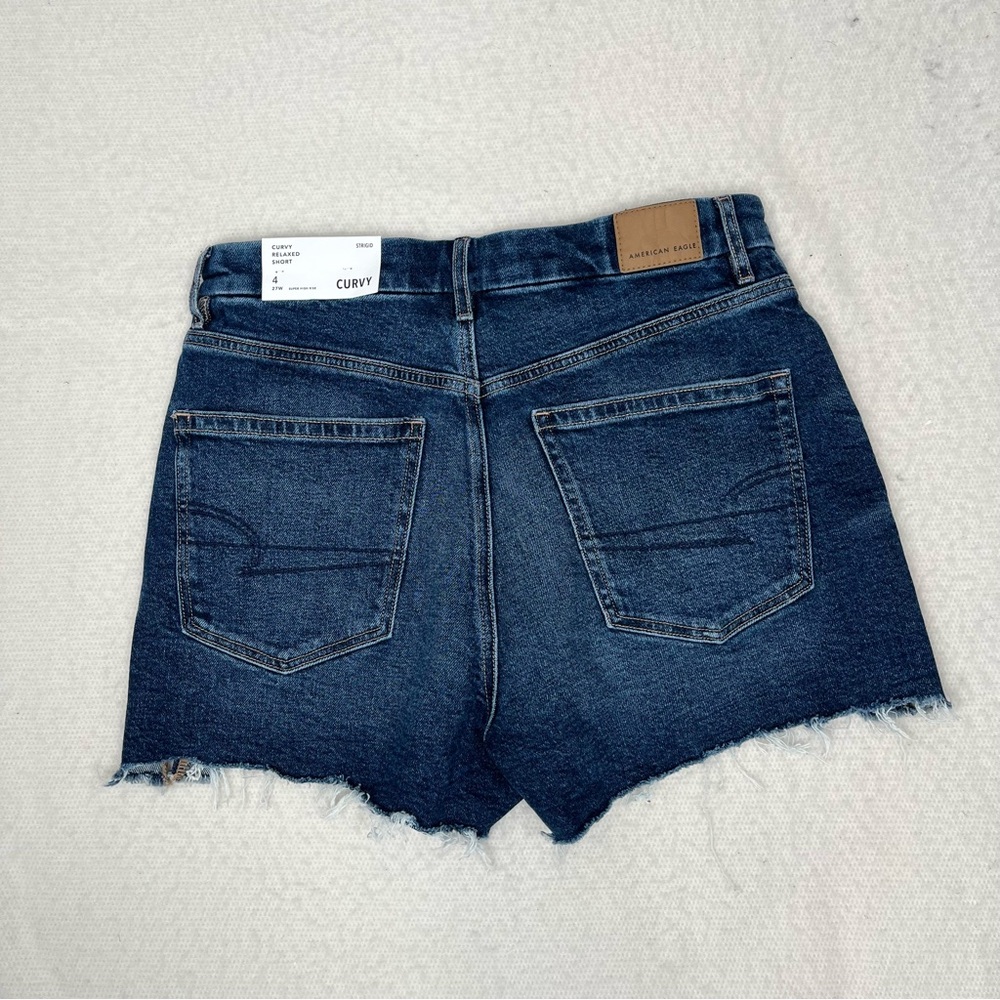 AE Strigid Curvy Super High-Waisted Relaxed Short New